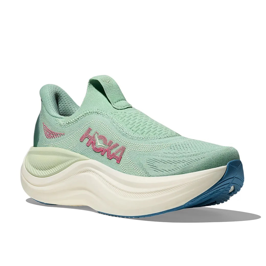 Womens Hoka Skyward Laceless in Jadeite/ Seaglass MinimalistDesign