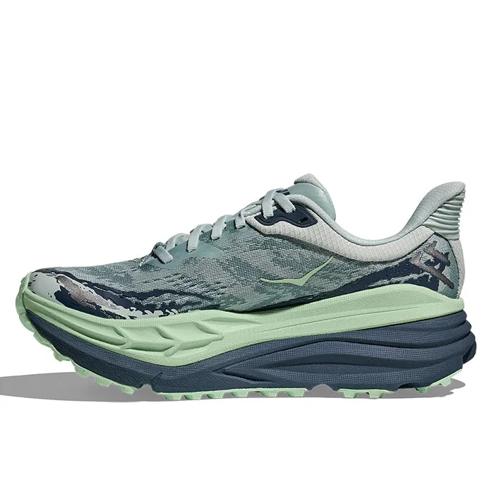 flat feet shoes snowy Womens Hoka Stinson ATR 7 in Droplet/Thunder Cloud