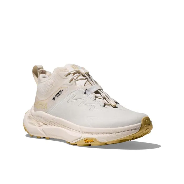 Womens Hoka Transport Chukka GTX in Alabaster/Alabaster Anti Slip Outsole Technology