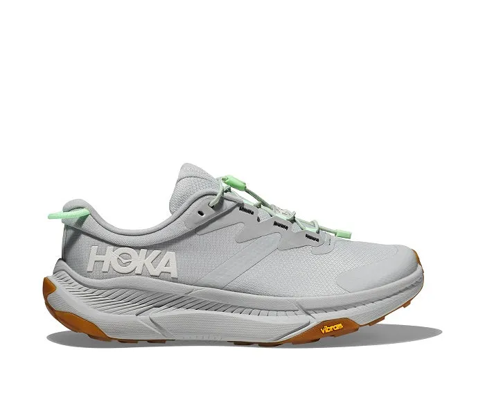 Womens Hoka Transport in Harbor Mist/Lime Glow padded shoes