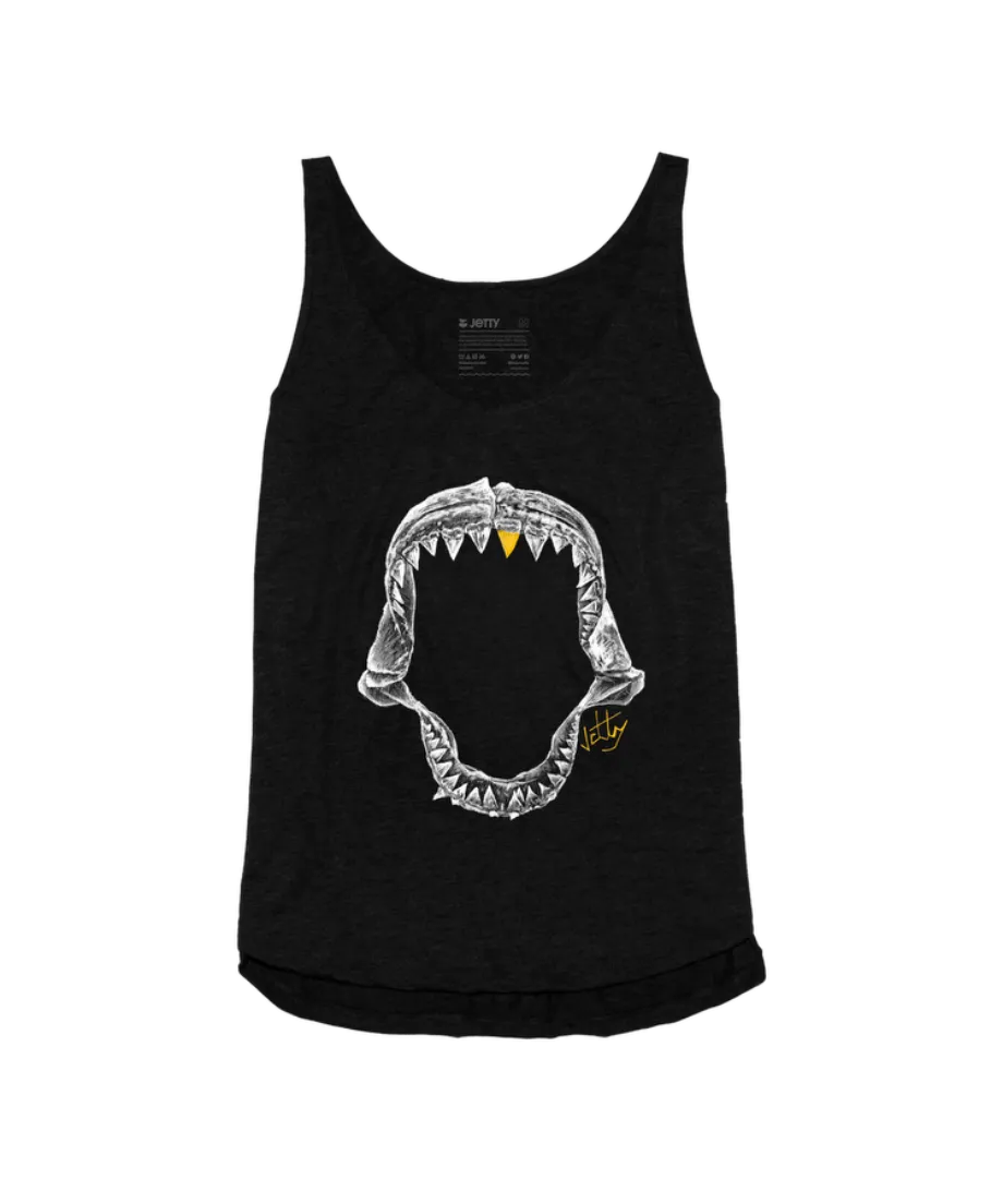 Chilly Comfort Wear Womens Jaws Tank- Black