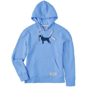 Women's Labrador Leash Simply True Fleece Hoodie Semi Formal