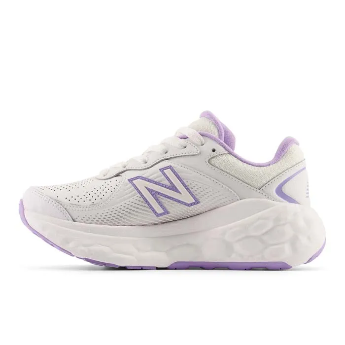 Womens New Balance Fresh Foam W840V1 in White/Lilac Glo/White anti - roll shoes Zero Gravity Foam