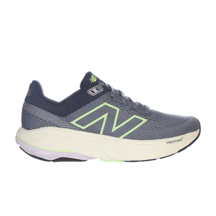 Responsive Footbed Womens New Balance Fresh Foam X 860v14 in Arctic Grey/Sea Salt/Bleached Lime Glo