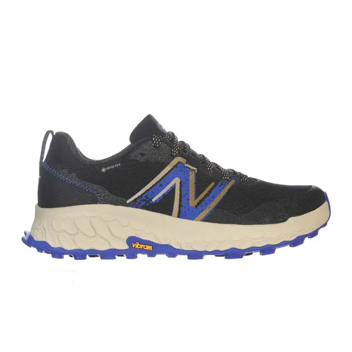 moisture - wicking lining Womens New Balance Fresh Foam X Hierro v7 Gore-Tex in Black/Marine Blue