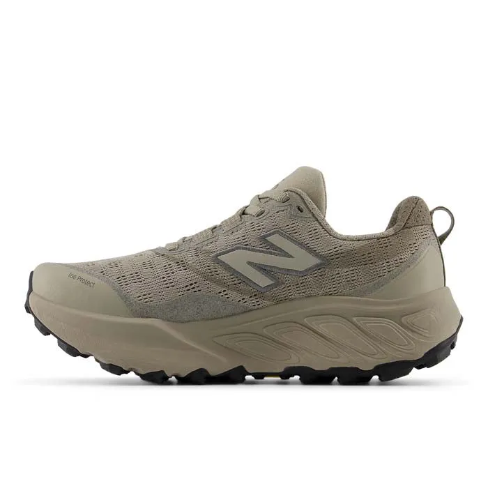 soft - sole shoes Womens New Balance Fresh Foam X Hierro v9 in Arid Stone/Castlerock