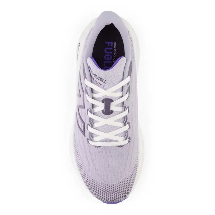 Energy Return Core Womens New Balance FuelCell Walker Elite in Grey Violet/Electric Indigo/Shadow