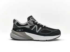 functional shoe utility Womens New Balance Made in USA 990v6 in Black/Black
