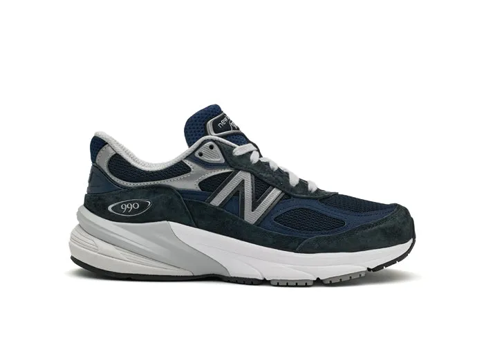 Womens New Balance Made in USA 990v6 in Navy/Navy slow - paced shoes