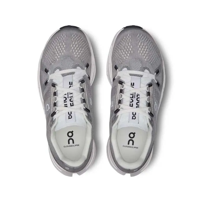 cushioned - footbed shoes removable insole shoes Womens On Running Cloudeclipse in Alloy/White