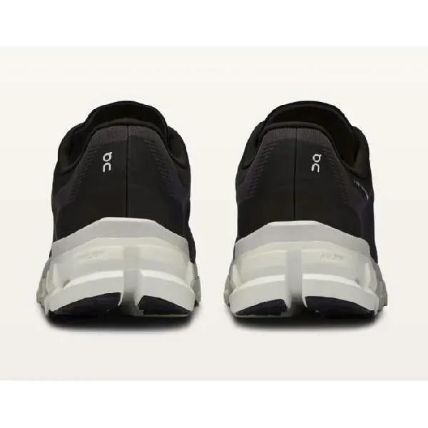 Womens On Running Cloudflow 4 in Black/White Custom Fit Insole