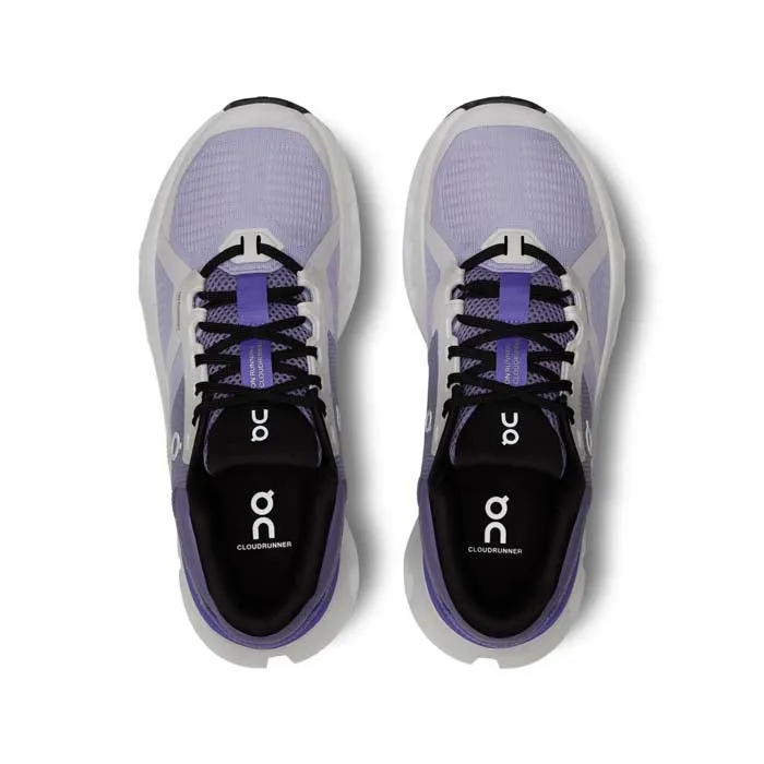 MeshUpper Womens On Running Cloudrunner 2 in Nimbus/Blueberry