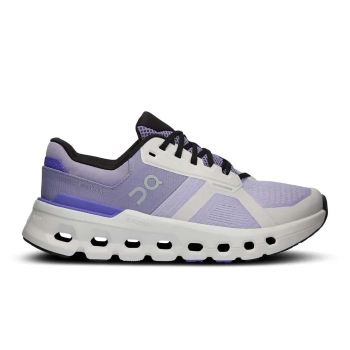 Womens On Running Cloudrunner 2 in Nimbus/Blueberry Soft Heel