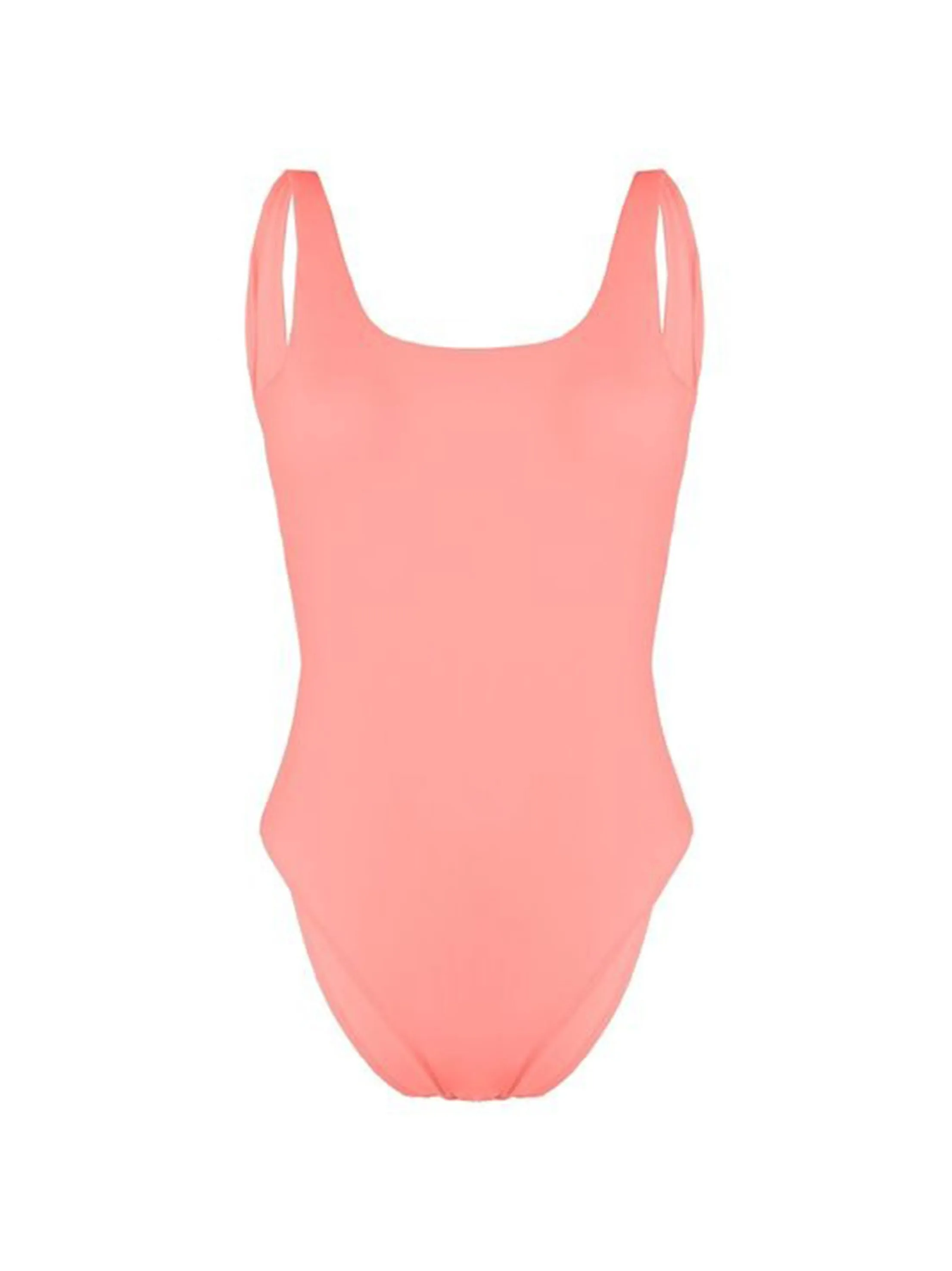 AbrasionResistantClothing Joyful Mood Women's Open Back One Piece Swimsuit,Coral