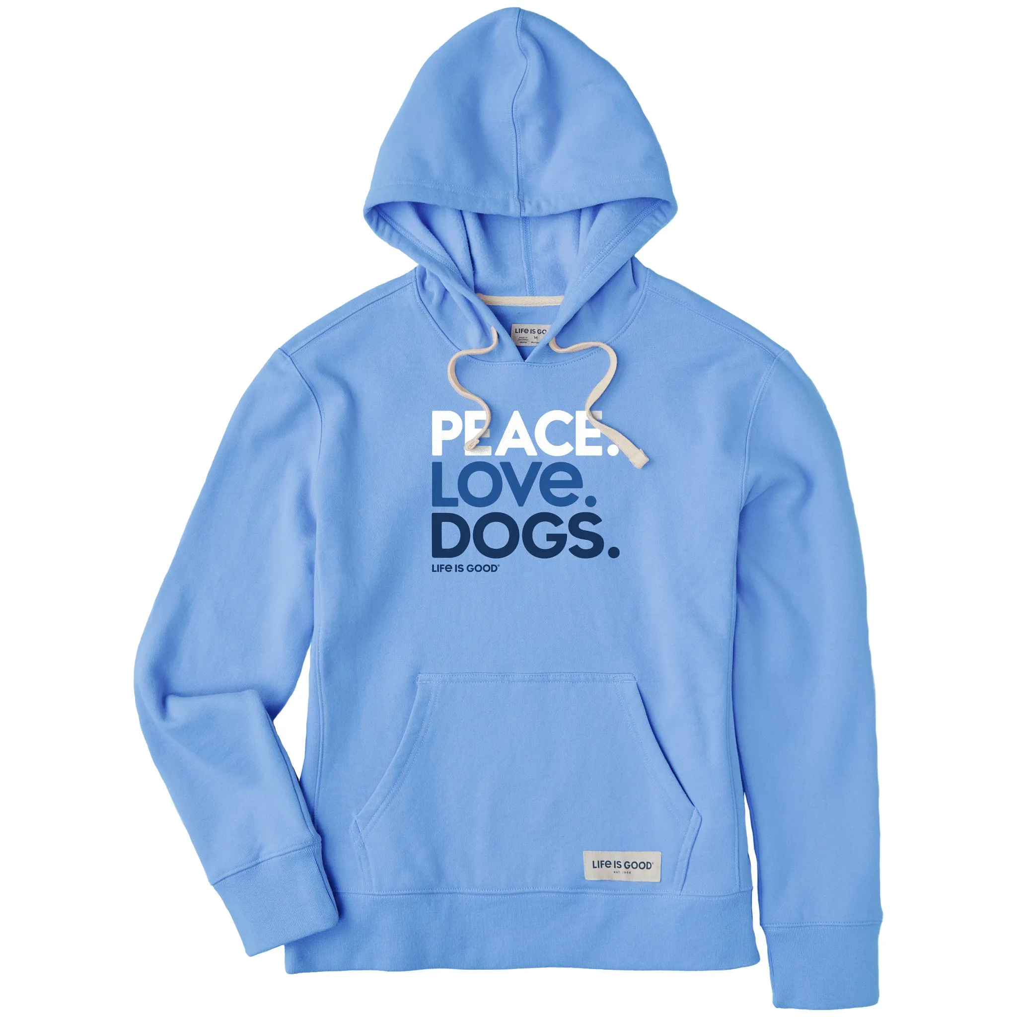 Women's Peace Love Dogs Simply True Fleece Hoodie Casual Hoodie Style product launch