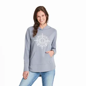 product tweed warmth stain resistant coating Women's Positive Compass Crusher-FLEX Hoodie Tunic