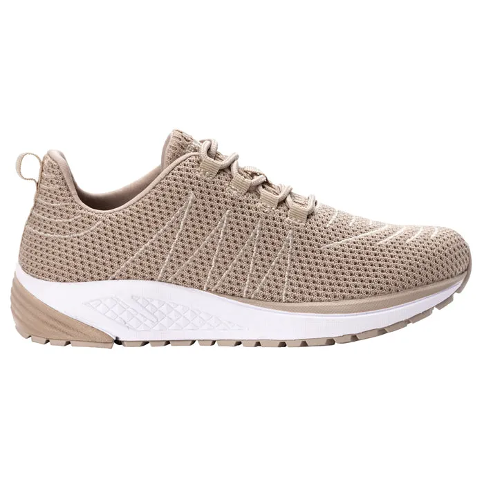 machine - washable sprint running shoes Womens Propet Tour Knit Sand