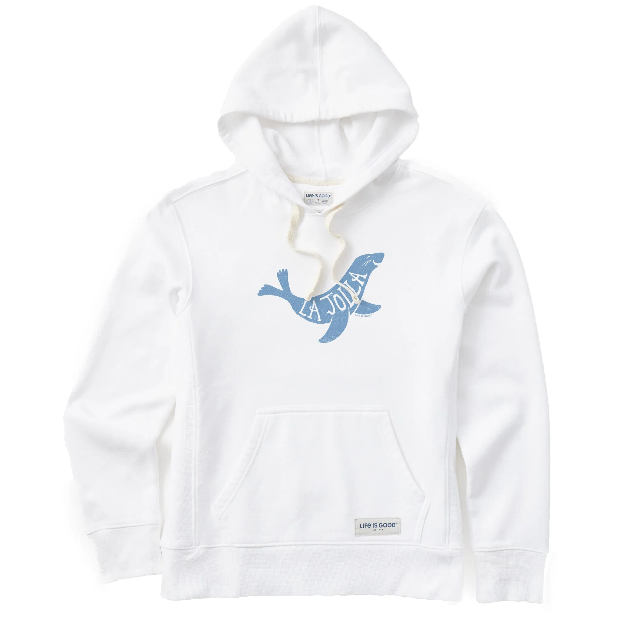 Women's Sea Lion La Jolla Simply True Fleece Hoodie anniversary wear