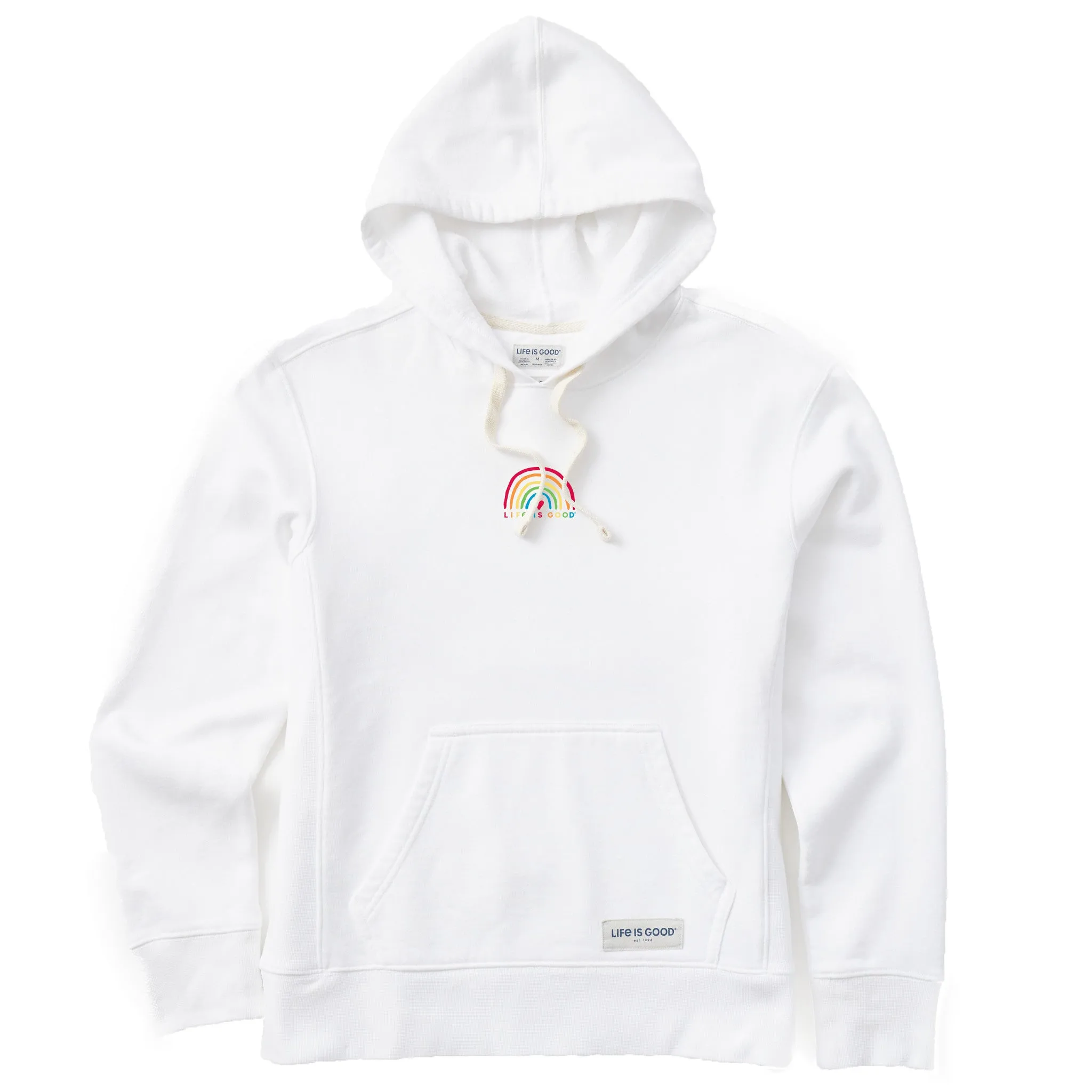 product generic practicality Everyday Look Women's Simple Rainbow Heart Simply True Fleece Hoodie