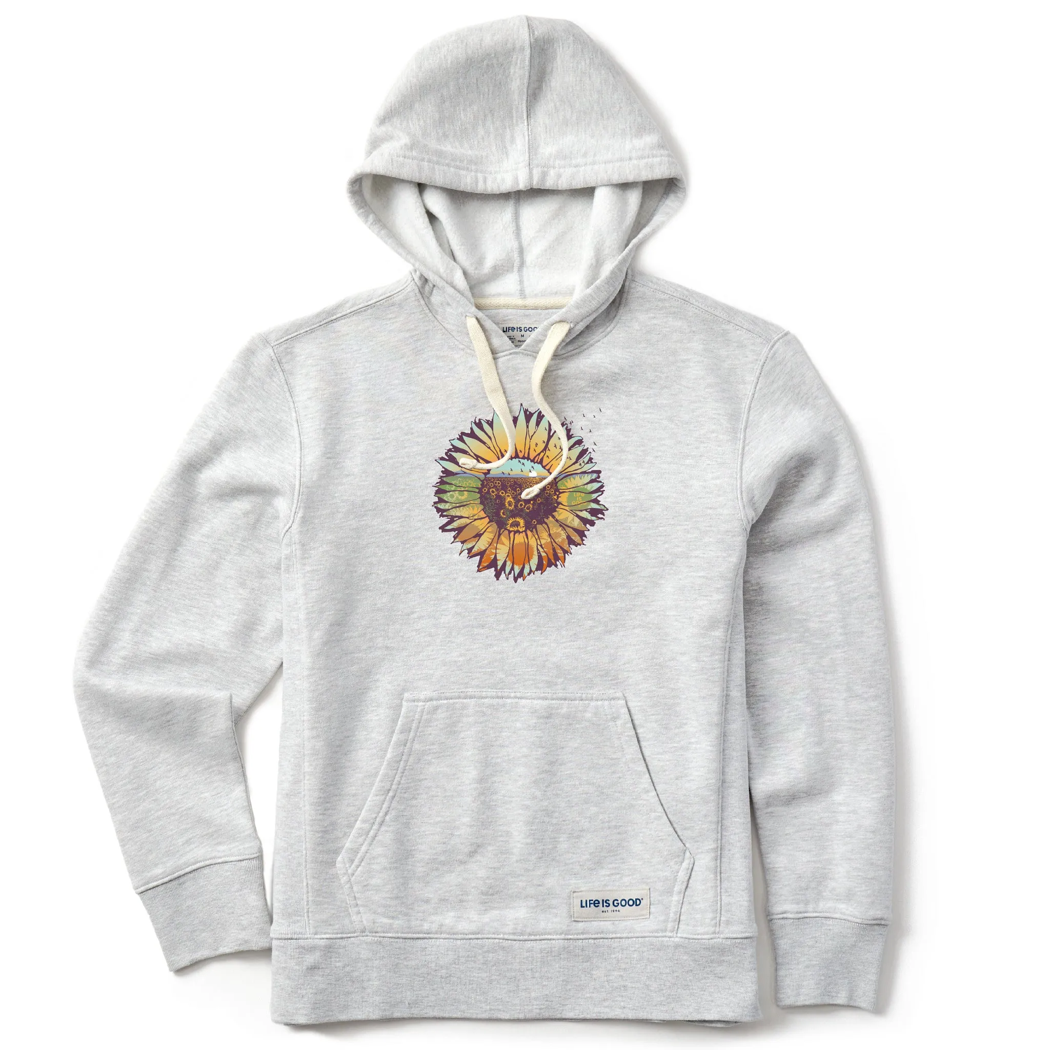 Street Ready Women's Sunflowerscape Simply True Fleece Hoodie