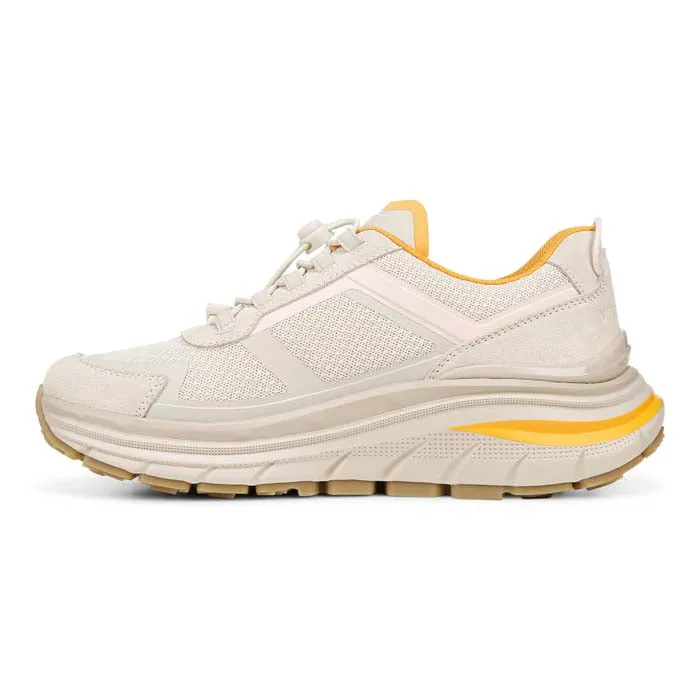 Womens Vionic Walk Max Sierra in Cream Summer running gear Customizable Fit Technology