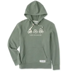 product business casual suitability Women's Woodcut 3 Clovers Simply True Fleece Hoodie