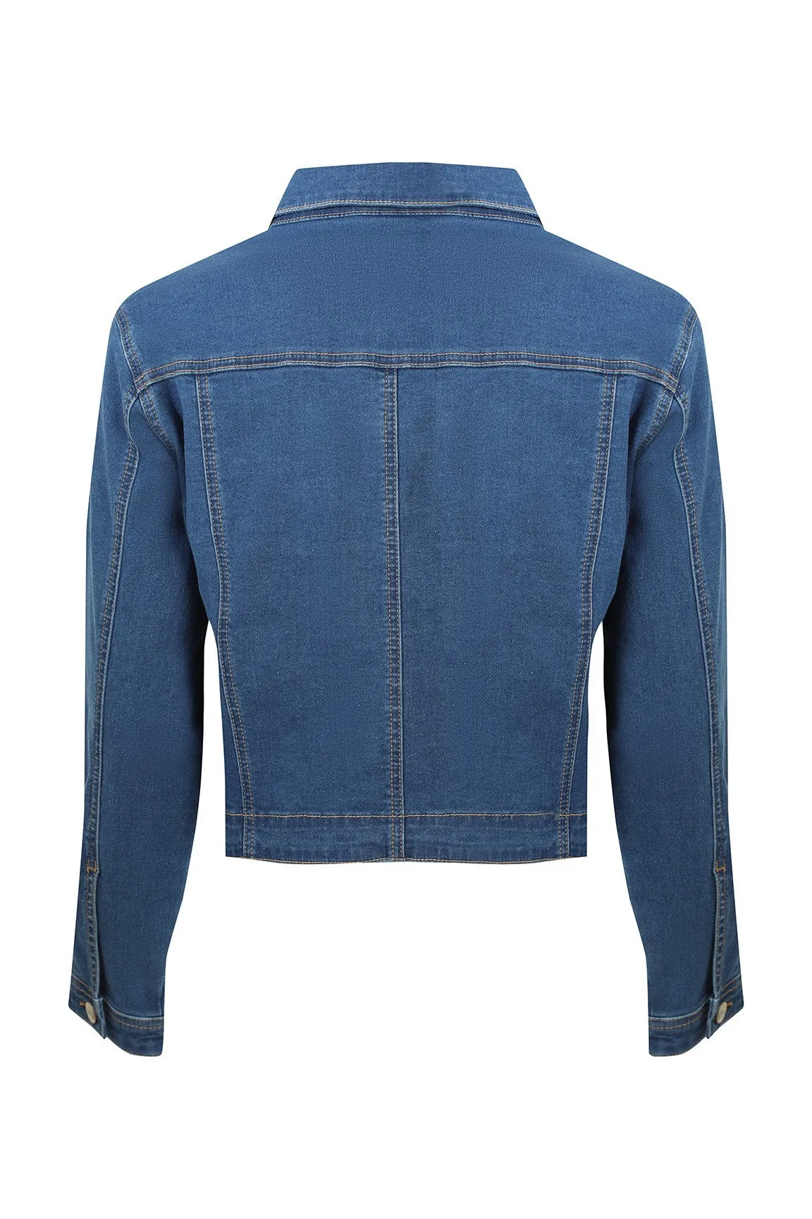 Snow Block Wardrobe Essential Wonder Denim Jacket | Mid Blue | 6635TT