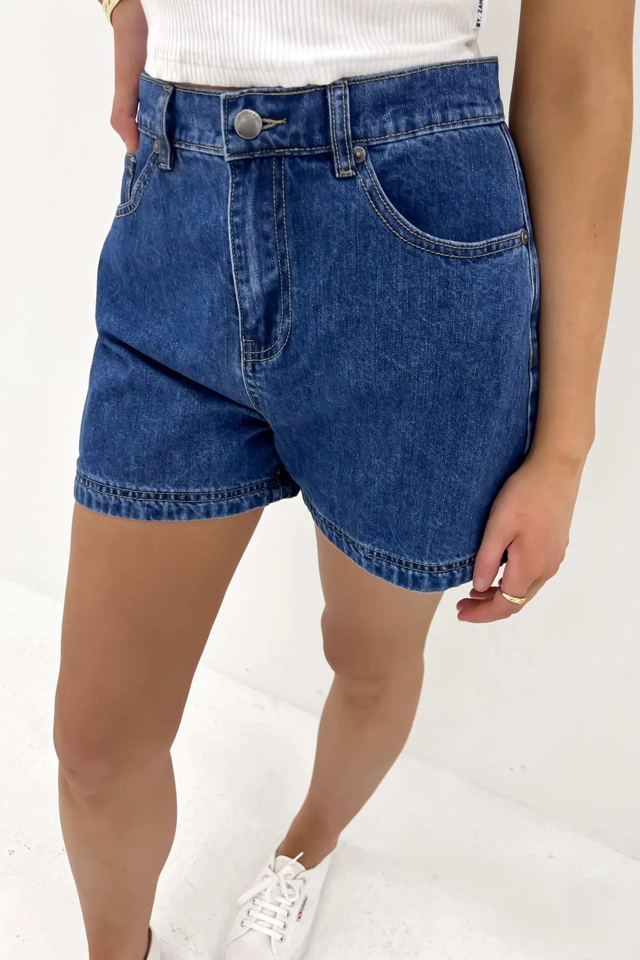 Josie Short Heritage Blue AbrasionResistant Mood Wear