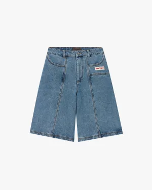 Unique Piece AntiStaticCoating Updown Denim Shorts