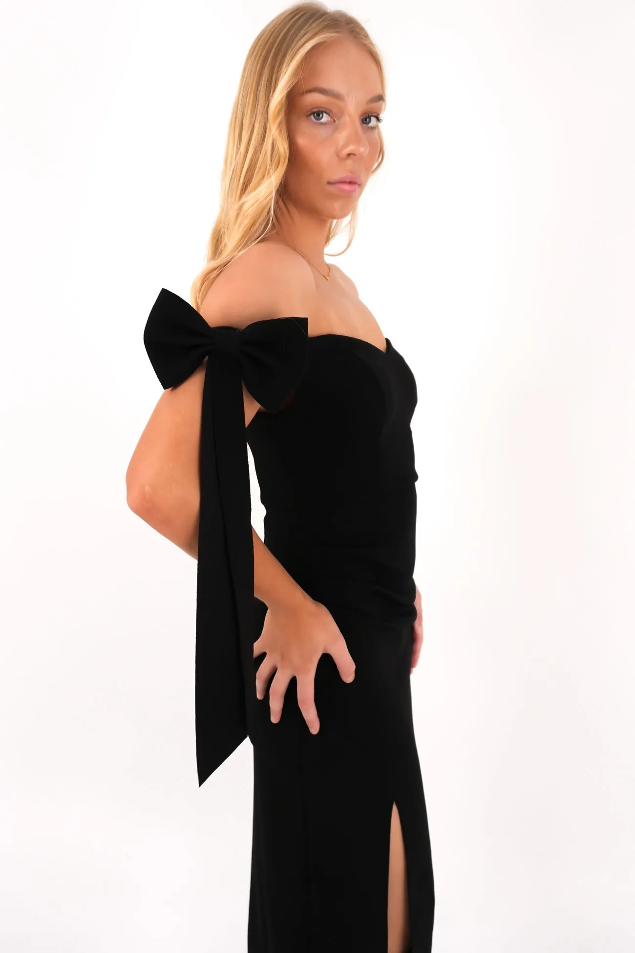 Wren Maxi Dress Black Love Energy Workwear Comfort