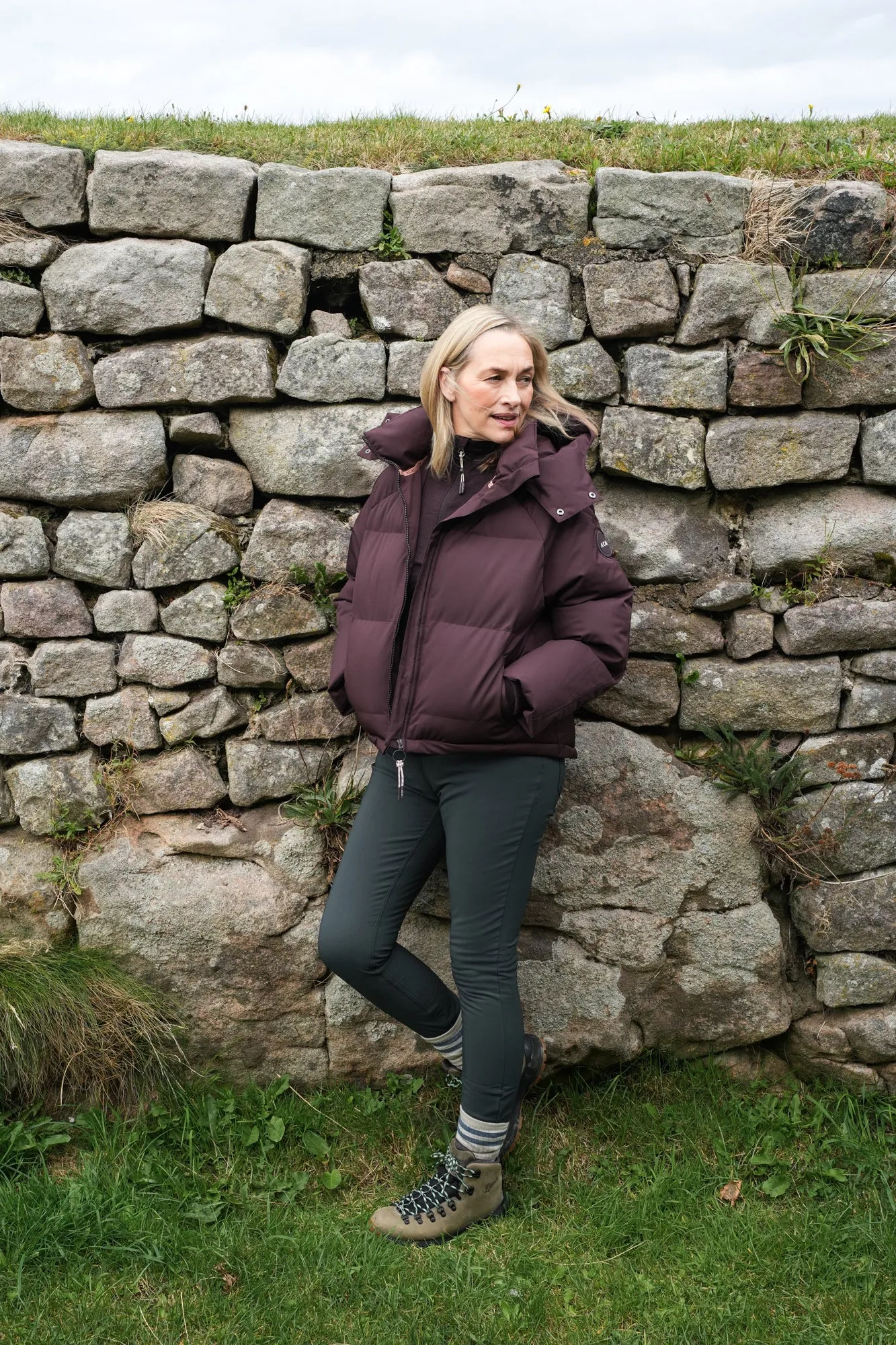 MAX Stretch Thermal Skinny Outdoor Trousers - Forest Green Ultra Soft Inner Layer Functional Waist