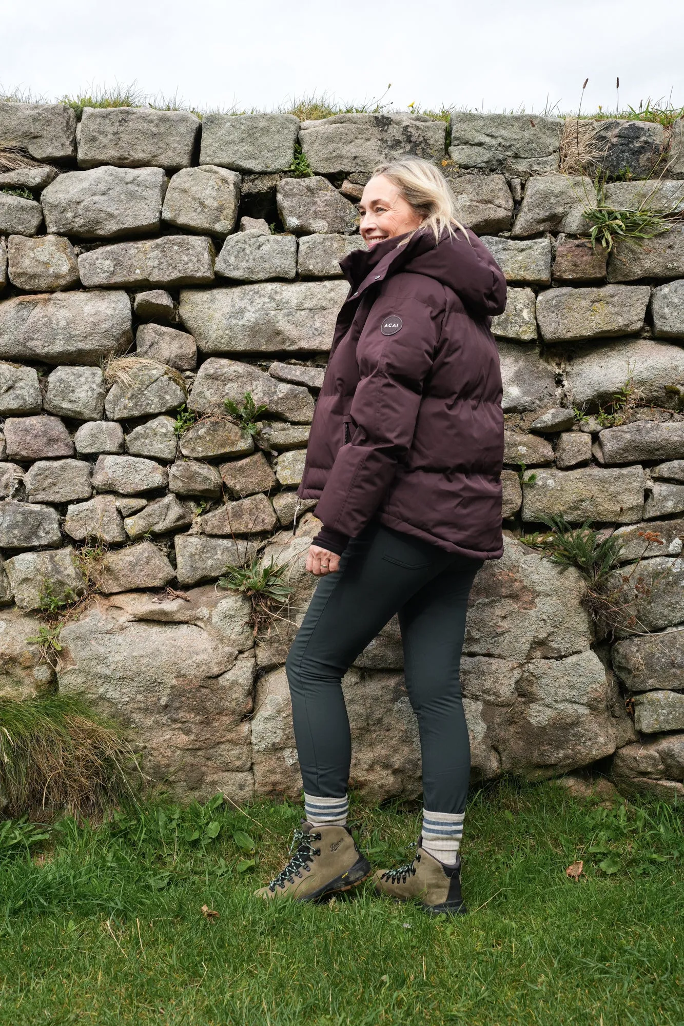 wrinkle free MAX Stretch Thermal Skinny Outdoor Trousers - Forest Green