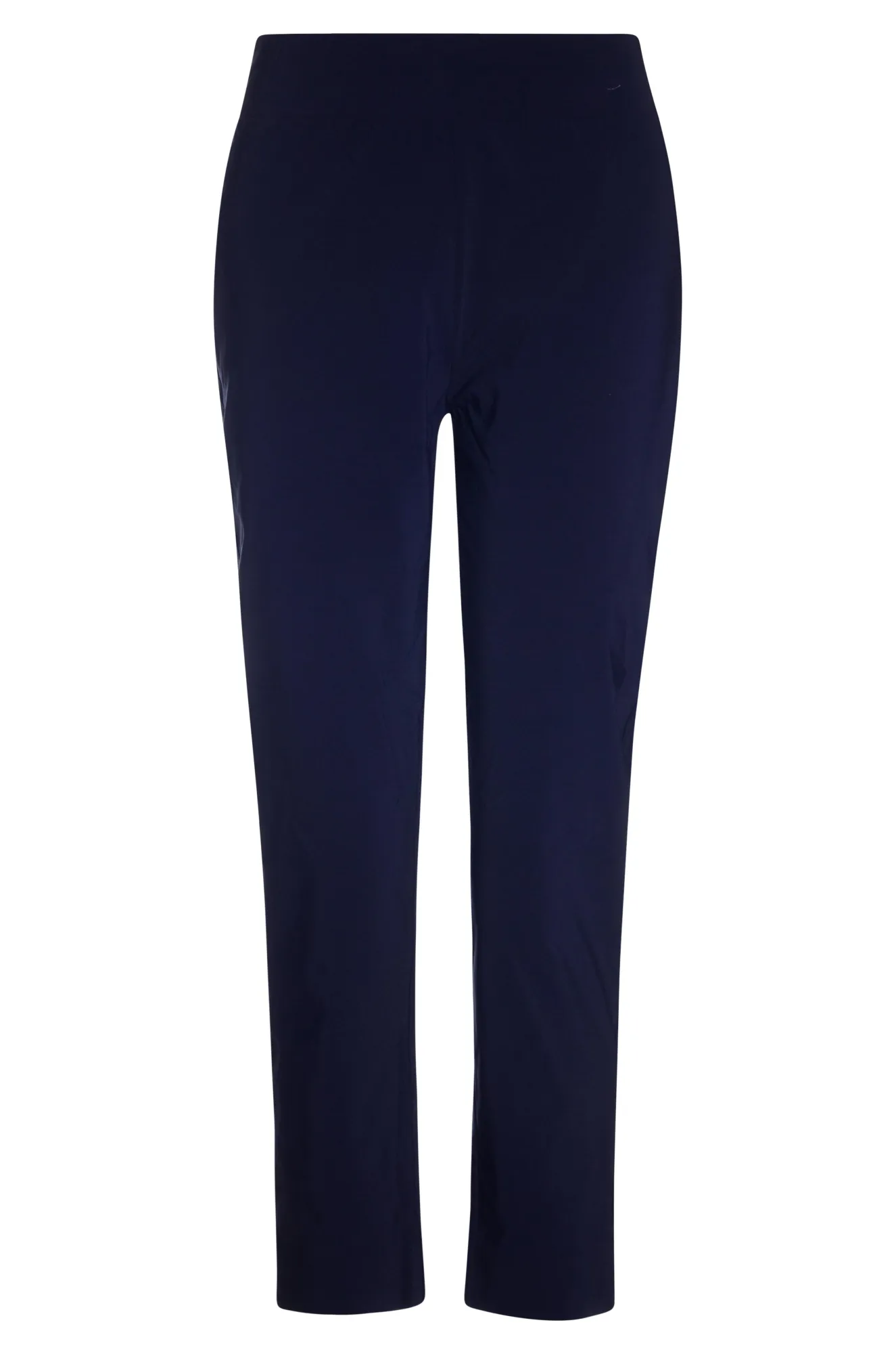 Travel Friendly Anti Pilling Surface Micro Stretch Capri Pants | NAVY | 2147AR