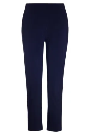 Travel Friendly Anti Pilling Surface Micro Stretch Capri Pants | NAVY | 2147AR