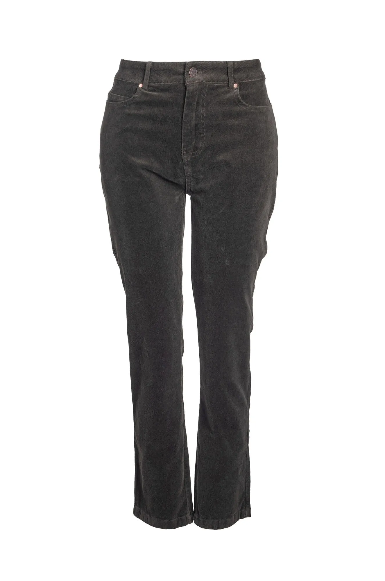 Relaxed Wear Xtra Short Corduroy Pants | OLIVE | 6196B1