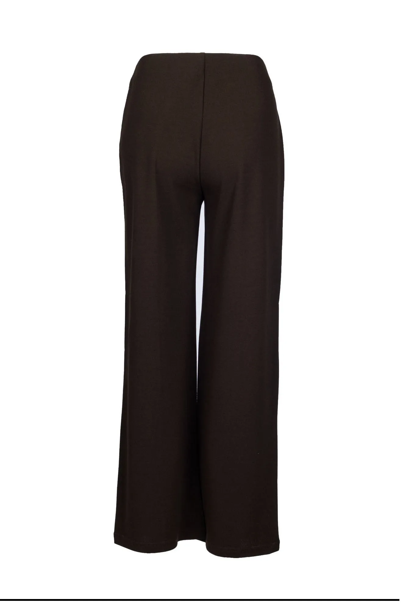 Fashionable Waist Xtra Short Stretch Crepe Pants | OLIVE | 8224B1