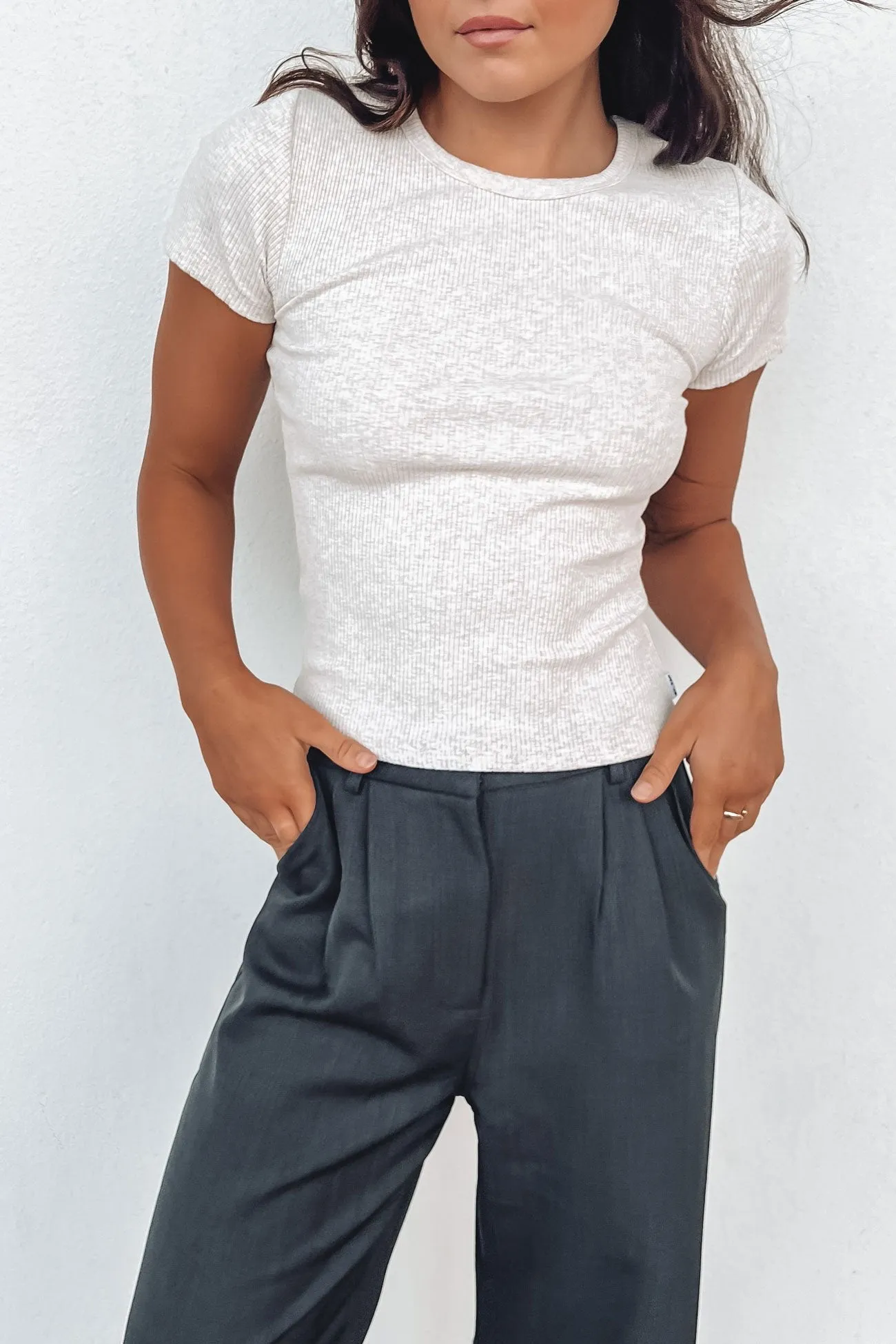 Active Layer Zah Core Rib Tee Oat