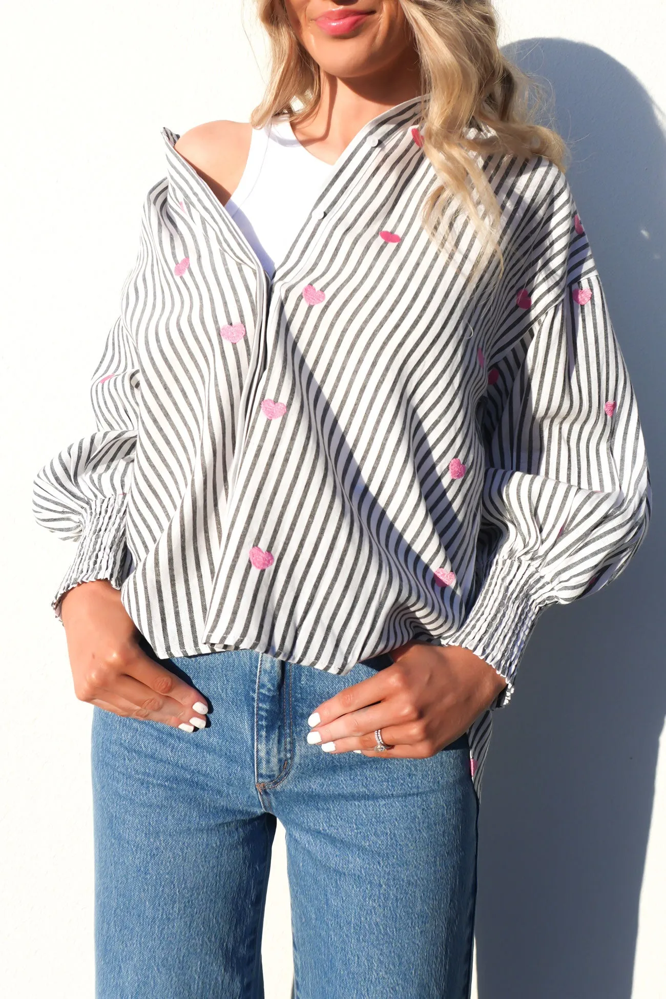 Everyday Trend Zavier Shirt Black Stripe