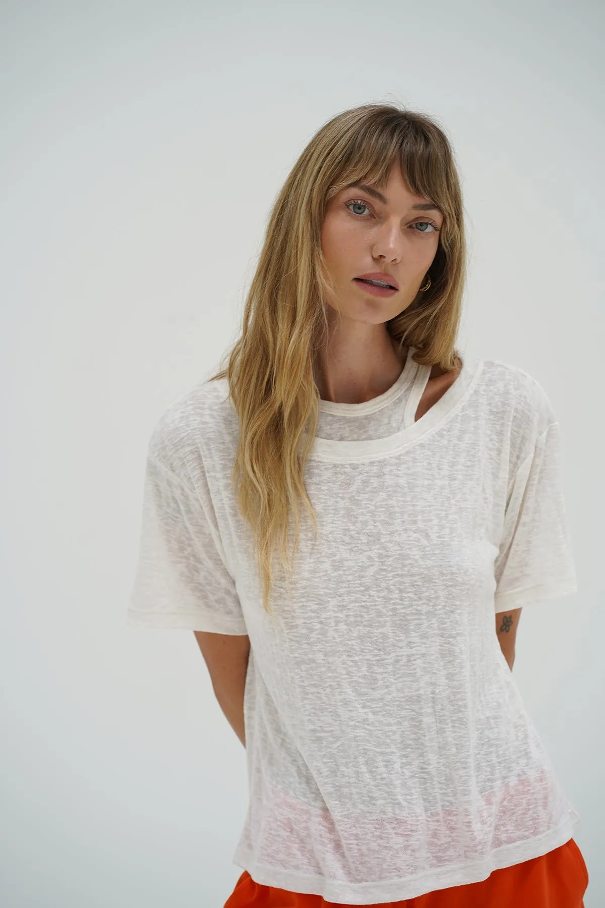 Breathable Flex Fit Walker Tee - Whisper White