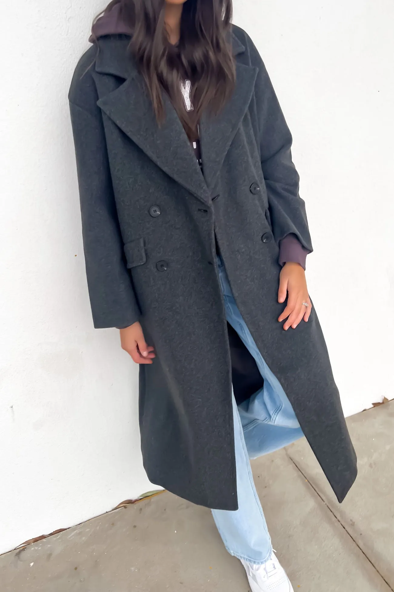 Zoella Coat Charcoal Street Explorer Fit Lightweight Lining