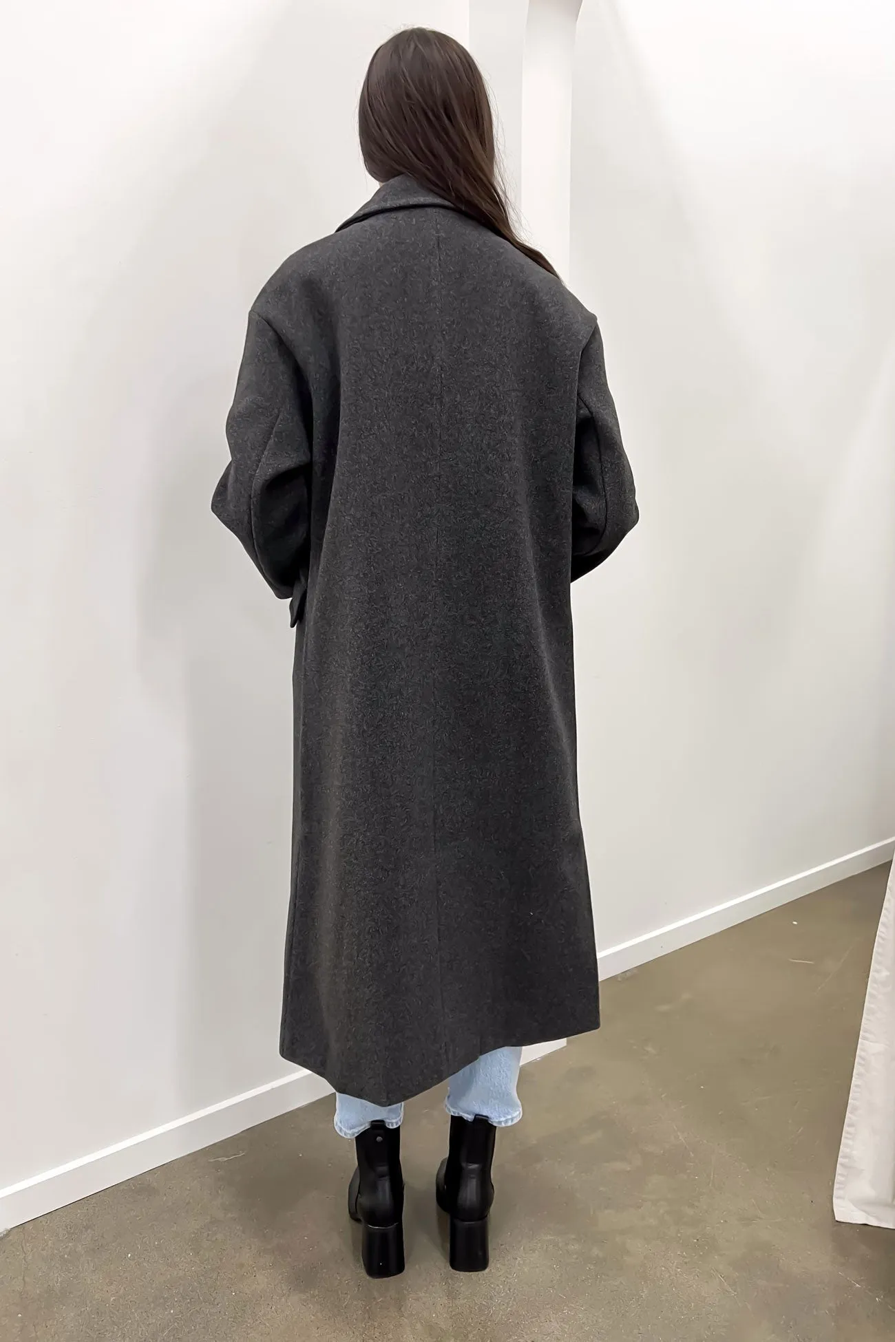 Zoella Coat Charcoal Abrasion Proof Shoulders Tech Use