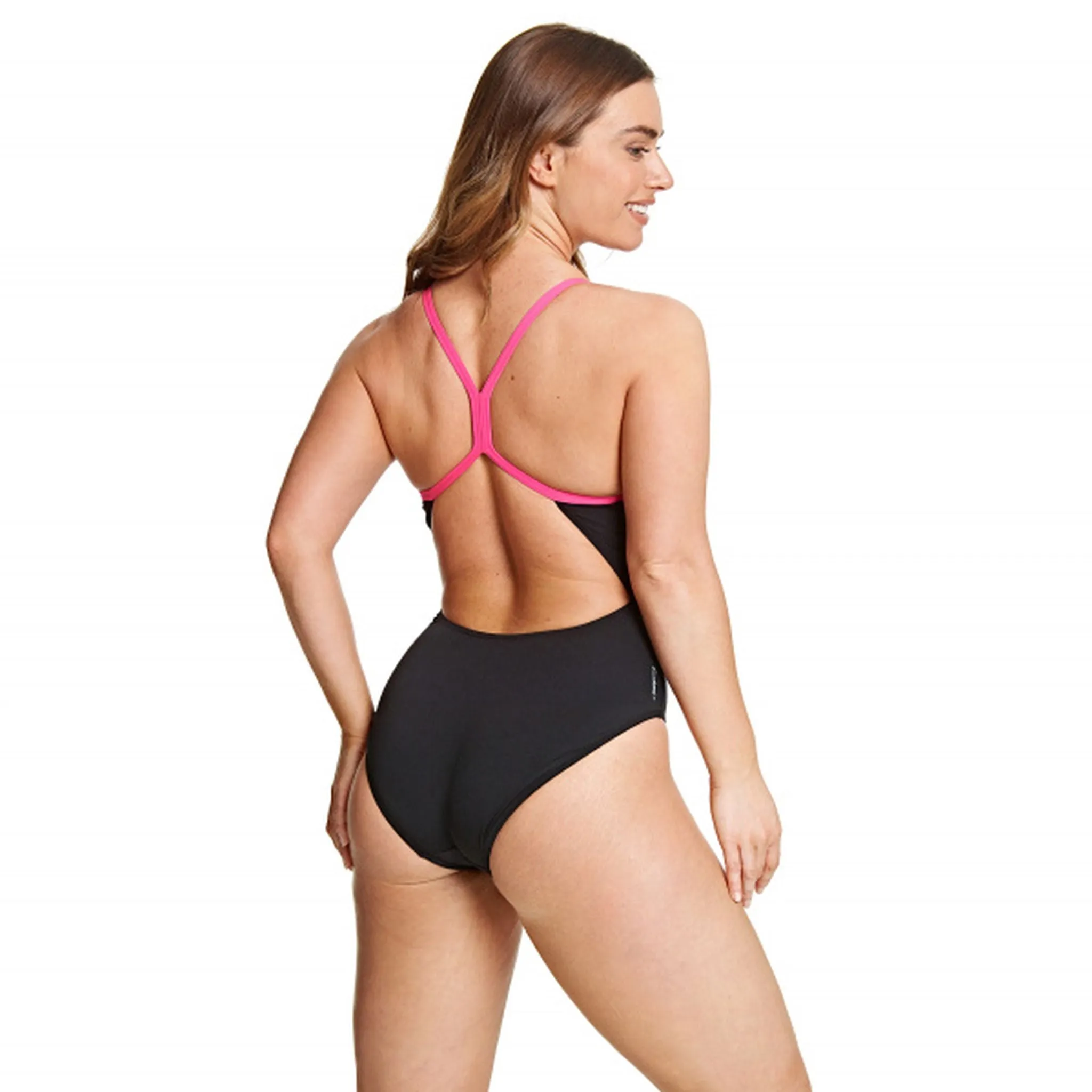 ZOGGS Womens Space Neon Sprintback 4 Way Stretch All-Day-Comfort